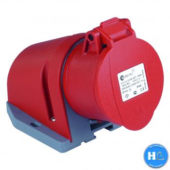 CEE Wandsteckdose mit QuickConnect 5P 32A 6h IP44